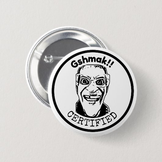 Gshmak gecertificeerde Button Pin (Voorkant /achterkant)