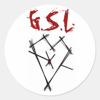GSL-Sticker Ronde Sticker