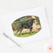 gsmd - liefde met pic ovale sticker (Envelop)