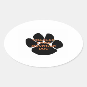 gsmd naam paw ovale sticker