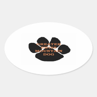 gsmd naam paw ovale sticker