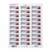 GSMNP Sunset Blue Ridge Parkway Reisfotografie Etiket (Full Sheet)