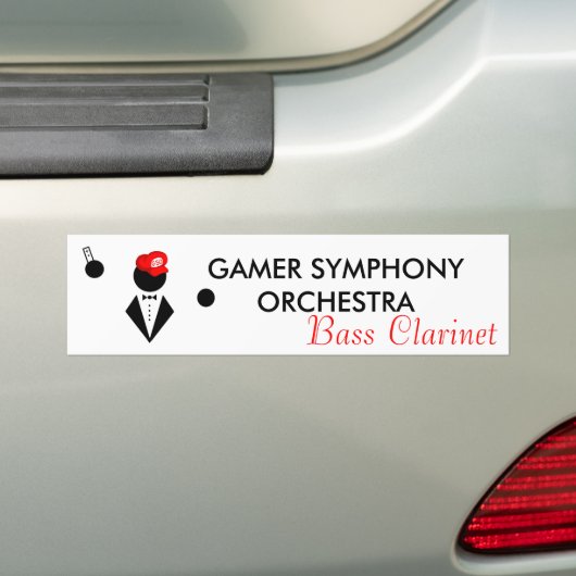 GSO Bass Clarinet Bumpersticker (Op auto)