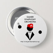 GSO-Button Ronde Button 7,6 Cm (Voorkant /achterkant)