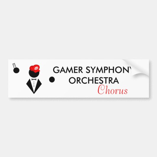 GSO Chorus Bumpersticker (Voorkant)