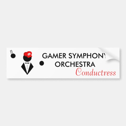 GSO Conductress Bumpersticker (Voorkant)
