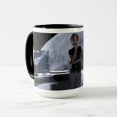 GSO-Mok "Terug naar de maan..." Mok (Voorkant links)