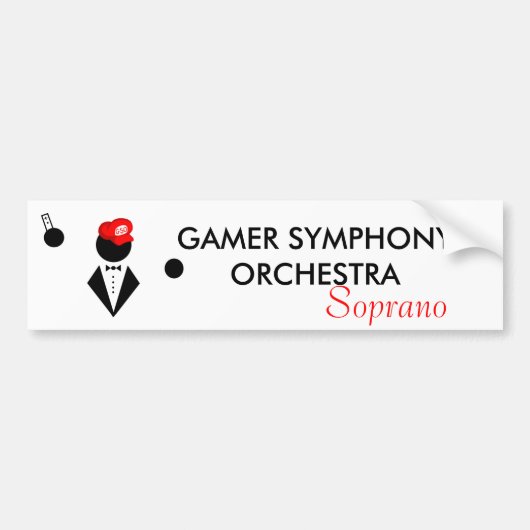 GSO Soprano Bumpersticker (Voorkant)
