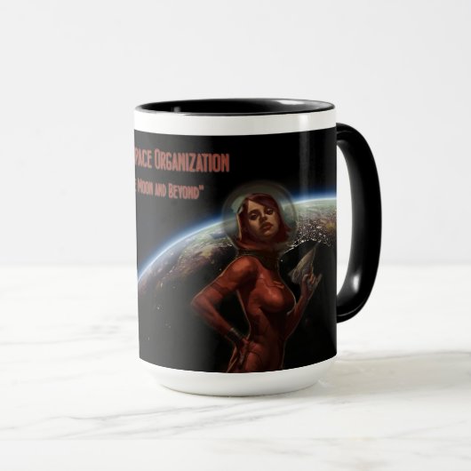 GSO Space Logo Mok 15 oz (Voorkant rechts)