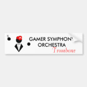 GSO Trombone Bumpersticker (Voorkant)