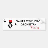 GSO Violin Bumpersticker (Voorkant)