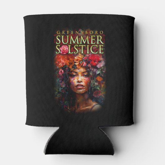 GSO Zomer Solstice Festival 2023 Zwart Souvenir Blikjeskoeler (Achterkant)