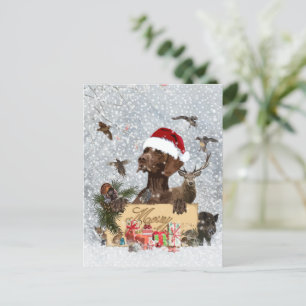Gsp ,Dog Kerstmas Briefkaart