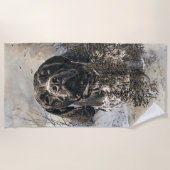 GSP, Duitse kortharige aanwijzer Strandlaken (Voorkant)