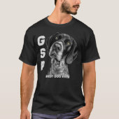 GSP German Short Haired Pointer Dog Mom Dad Best T-shirt (Voorkant)