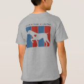 GSP Harten met Adopt Foster Vrijwilliger! T-Shirt (Achterkant)