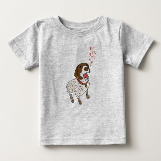 GSP Heart Baby Romper (Voorkant)