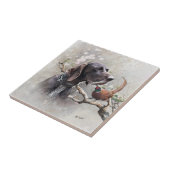 GSP Hunting Art – Precision, Passion, and Pheasant Tegeltje (Zijkant)