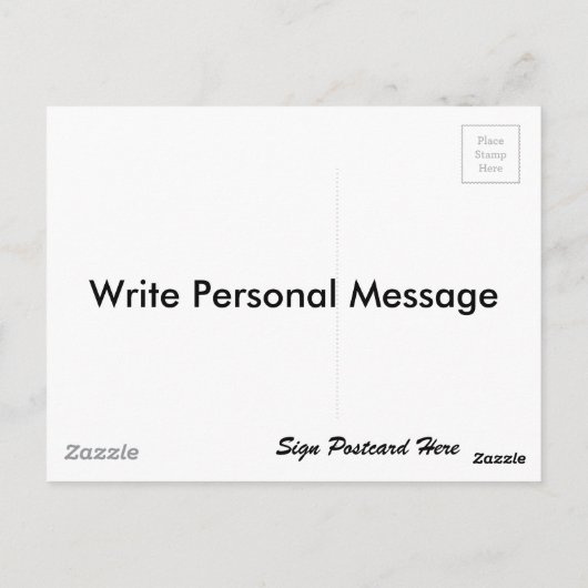 GSP Personalized Life Is Better With A GSP Briefkaart (Achterkant)