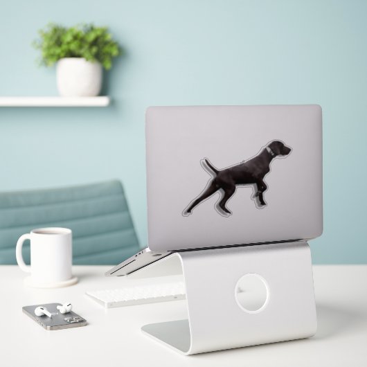 GSP pointer Sticker (Laptop op bureau)