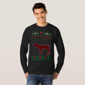 GSP Red Pset Buffalo Funny Ugly KerstSweater T-shirt (Voorkant volledig)