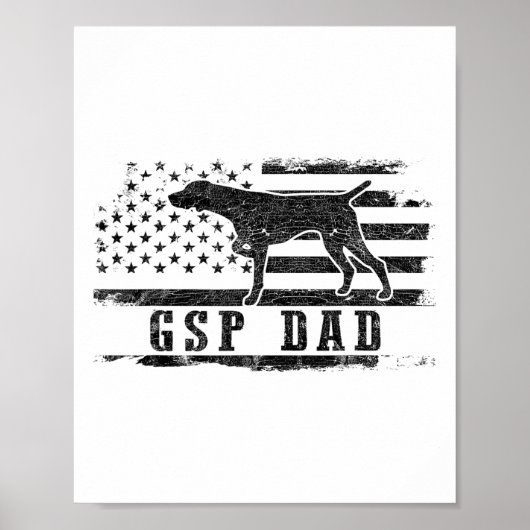 Gsp Vader Vlag Van De Verenigde Staten Duitse Staa Poster (Voorkant)