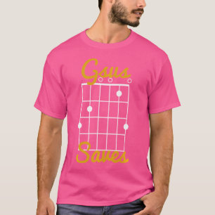 Gsus Saves - Jesus Funny Christelijk Gitaarspeler  T-shirt