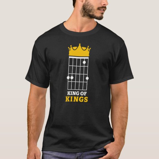 Gsus sloot Koning der Koningen (Jezus Christus) T-shirt (Voorkant)