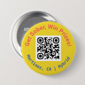 GSWP Linktree QR Code Pin Ronde Button 7,6 Cm (Voorkant /achterkant)