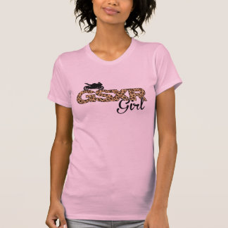 GSXR-meisje - Leopard-afdrukken T-shirt
