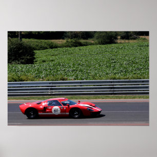 GT40 MK1 Le Mans Classic Poster