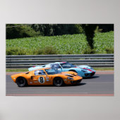 GT40 MK1 Le Mans Classic Poster (Voorkant)