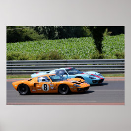 GT40 MK1 Le Mans Classic Poster