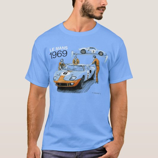 GT40s op Le Mans 1969 T-shirt (Voorkant)