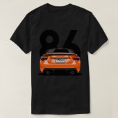GT86 oranje T-shirt (Design voorkant)