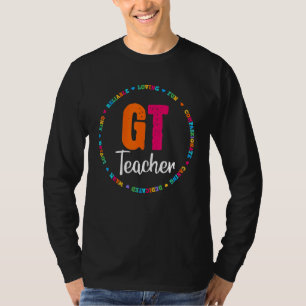 GT-leraar onderwijs-team student-school-specie T-shirt