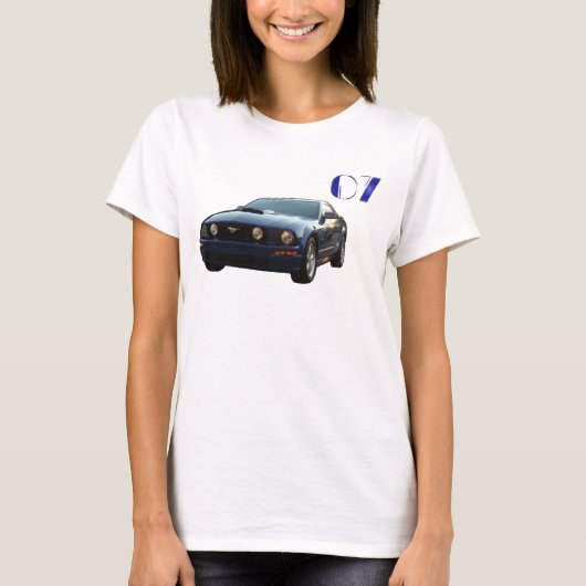 GT,Mustang,2007 T-shirt (Voorkant)