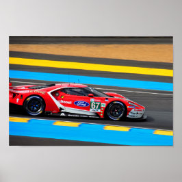 GT no67 24 uur van Le Mans 2019 Poster