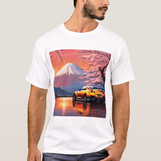 GT-R nissan japanese car  japan T-shirt (Voorkant)