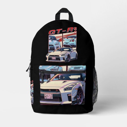 GT-R STRAATLEGENDE BEDRUKTE RUGZAK (Voorkant)