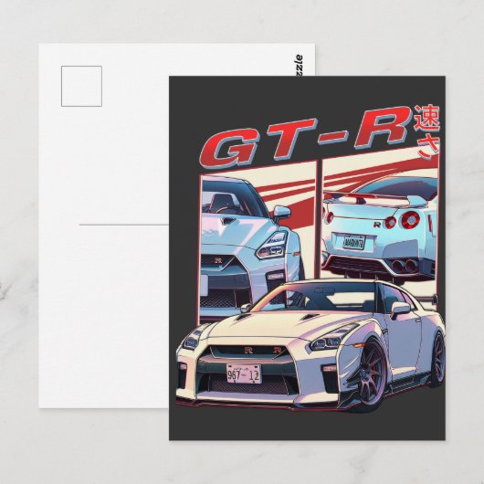 GT-R STRAATLEGENDE BRIEFKAART (Voorkant / Achterkant)