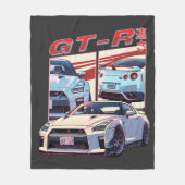 GT-R STRAATLEGENDE FLEECE DEKEN (Voorkant)