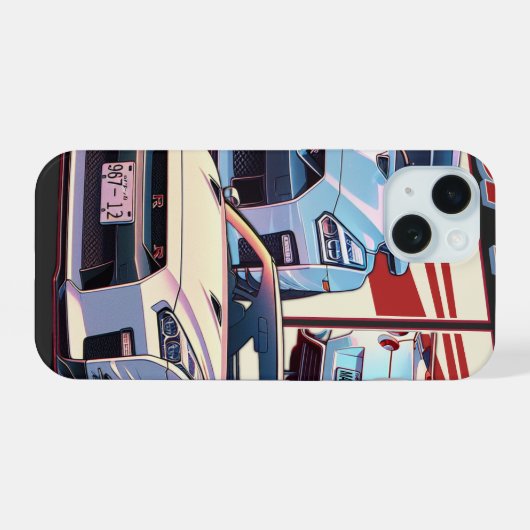 GT-R STRAATLEGENDE iPhone 15 CASE (Achterkant horizontaal)