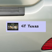 GT Texas Bumpersticker (Op auto)