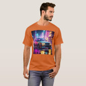 gta 5 drift auto cyberpunk vintage t-shirt (Voorkant volledig)
