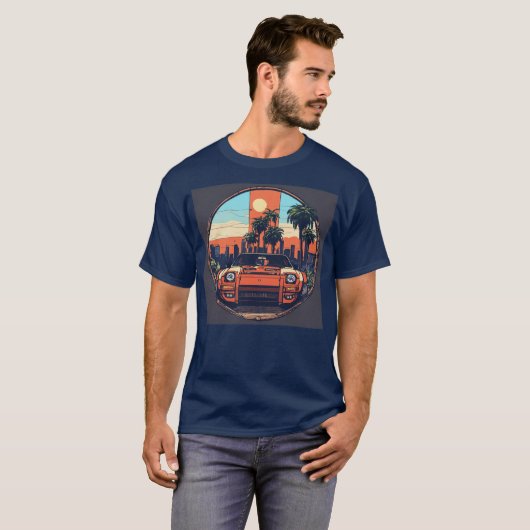 GTA 5: Ronde Mechanische Logo T-shirt (Voorkant volledig)