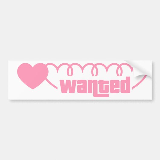 GTA Gezocht Bumpersticker (Voorkant)