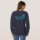 GTbay Gymnastics Crewneck *Dark Design* Trui (Achterkant volledig)