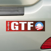 GTF O Bumpersticker (Op auto)