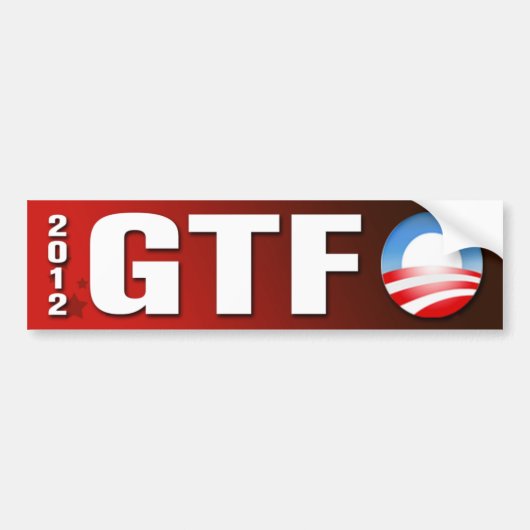 GTF O Bumpersticker (Voorkant)